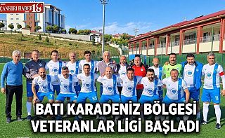 ÇankırıBatı Karadeniz Bölgesi Veteranlar Ligi Başladı, Çankırı