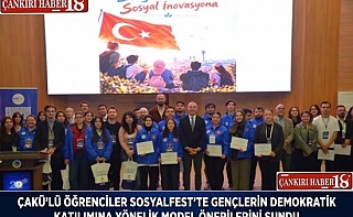ÇankırıÇAKÜ’lü Öğrenciler SosyalFest’te, Çankırı