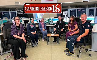Çankırı 112 Acil Çağrı Merkezi’ne Ziyaret