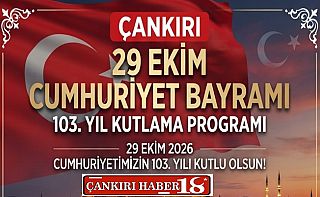 ÇankırıÇankırı 29 Ekim Cumhuriyet Bayramı Programı Belli Oldu, Çankırı