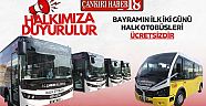 Çankırı Belediyesinden Bayramda Ulaşım Kolaylığı Çankırı  haber