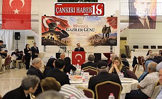 Çankırı’da 19 Eylül Gaziler Günü’nde Onur Yemeği Düzenlendi Çankırı haber