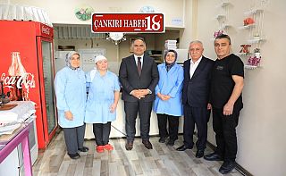 ÇankırıÇankırı'da 39. Ahilik Haftası'nda Yılın Ahisi seçilen Canan Yaşar'a Ziyaret, Çankırı
