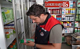Çankırı’da Bitki Koruma Ürünleri Satış Yerlerine Denetim Çankırı haber