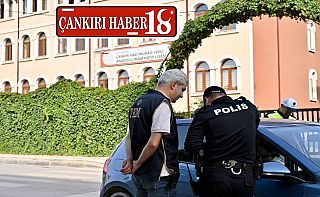 Çankırı’da Okul Çevrelerinde Güvenlik Uygulaması Çankırı haber