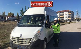 ÇankırıÇankırı’da Okul Servisleri Denetlendi, Çankırı