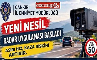 Çankırı’da Yapay Zekâ Destekli Radar Uygulaması Başladı Çankırı haber