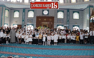 Çankırı’da Yaz Kur’an Kursları Coşkuyla Tamamlandı