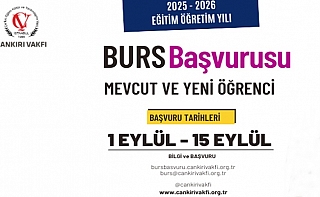 Çankırı Eğitim Vakfı 2026-2027 Burs Başvuruları Başladı Çankırı haber