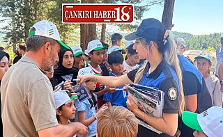 Çankırı Emniyeti Çocukları Güvenli Gelecek İçin Bilgilendirdi