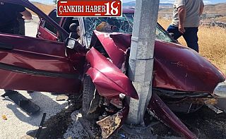 Çankırı Esentepe Yolu’nda Trafik Kazası Çankırı haber