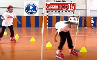 Çankırı Ilgaz’da Yaz Spor Okullarında Paten ve Tekerlekli Kayak Coşkusu Çankırı haber