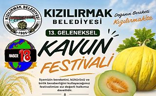 Çankırı Kızılırmak Kavun Festivali Heyecanı Başlıyor