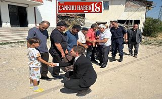 Çankırı Korgun Kaymakamı Hıcıp Köyünü Ziyareti   Çankırı haber