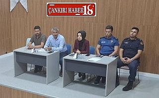 Çankırı Kurşunlu İlçemizde Muhtarlar Toplantısı  Yapıldı