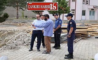 Çankırı Şabanözü’nde Emniyet ve Jandarma Hizmet Binaları İnşaatında İnceleme Çankırı haber