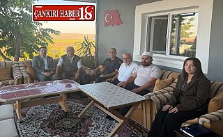 Çankırı Tepegöz Köyü’nde Şehit Medet Ekizceli’nin Ailesi Ziyaret Edildi Çankırı haber
