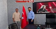 Çankırı Yapraklı Belediye Spordan  İlçe Milli Eğitim Müdürüne  Ziyaret