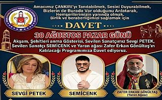 Çankırılılar Ankara'da Gönül Birliği İçin Buluşuyor Çankırı haber