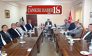 Çerkeş OSB Müteşebbis Heyeti Toplantısı Gerçekleştirildi Çankırı haber