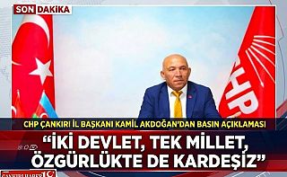 ÇankırıCHP İl Başkanı Kamil Akdoğan’dan Basın Açıklaması , Çankırı