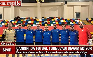 ÇankırıFutsal Turnuvası Devam Ediyor, Çankırı