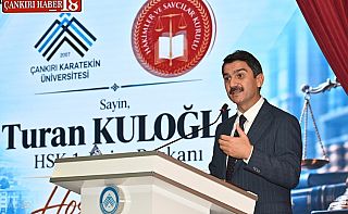 ÇankırıHSK 1. Daire Başkanı Turan Kuloğlu, ÇAKÜ'de, Çankırı