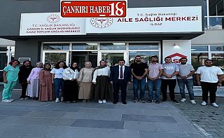 Ilgaz Kaymakamı Karatepe Toplum Sağlığı Merkezi’ni ziyaret etti Çankırı haber