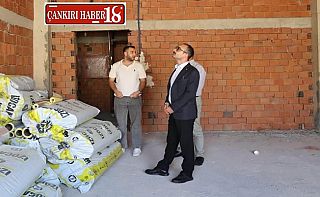 Kaymakam Yazar, İmam Hatip Ortaokulu İnşaatını İnceledi Çankırı haber