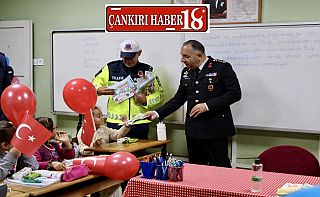 ÇankırıKorgun’da Minik Yüreklerle Jandarma Buluşması, Çankırı