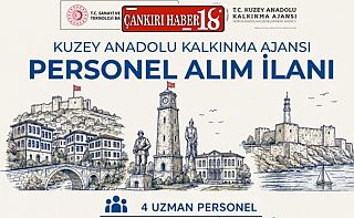 KUZKA’dan 4 Uzman Personel Alımı Çankırı haber
