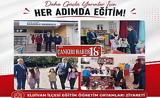 Milli Eğitim Müdürü Işık, Eldivan’da eğitim ortamlarını ziyaret etti. Çankırı haber