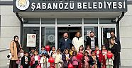 Minik Öğrencilerden Şabanözü Belediyesini Ziyaret Etti