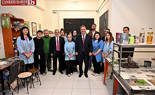 ÇankırıRektör Karataş, Grafik Tasarımı Bölümünü Ziyaret Etti, Çankırı