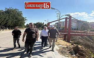 Başkan Şabanözü Sanı Deresi Çalışmalarını Sahada İnceledi Çankırı haber