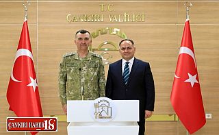 Tümgeneral Tayanç’tan Çankırı Valisi Çakırtaş’a Ziyaret Çankırı haber