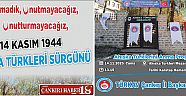 TÜRKAV Çankırı'da Ahıska Türklerini Anacak