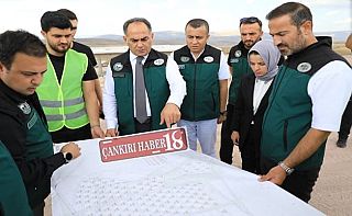 Vali Çakırtaş, Çankırı Kurşunlu Köpürlü Köyü’nde İncelemelerde Bulundu  Çankırı Valisi Hüseyin Çakırtaş, Kurşunlu