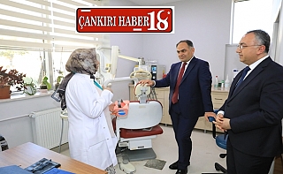 Vali  Çakırtaş’tan Sağlık Kuruluşlarına Ziyaret Çankırı haber