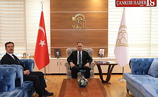 Vali Çakırtaş Yeni İl Emniyet Müdürü Osman Elbir'i Kabul Etti Çankırı haber