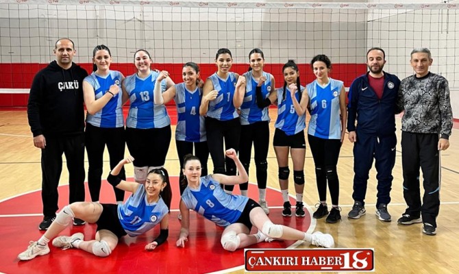 Çankırı haber, Voleybol Turnuvası’nda Şampiyon ÇAKÜ